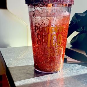 Pumpkin Spice Snowglobe Tumbler